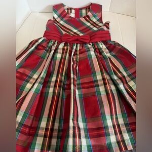 Iris & Ivy Red Plaid Dress Girls Size 10